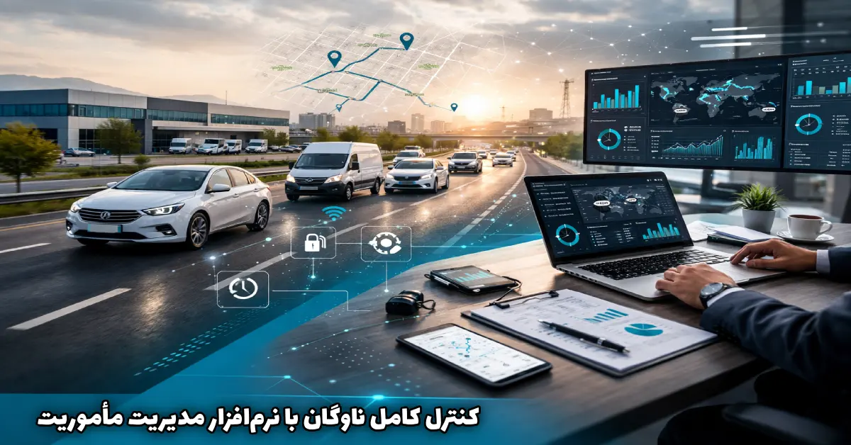 کنترل کامل ناوگان با نرم‌افزار مدیریت مأموریت