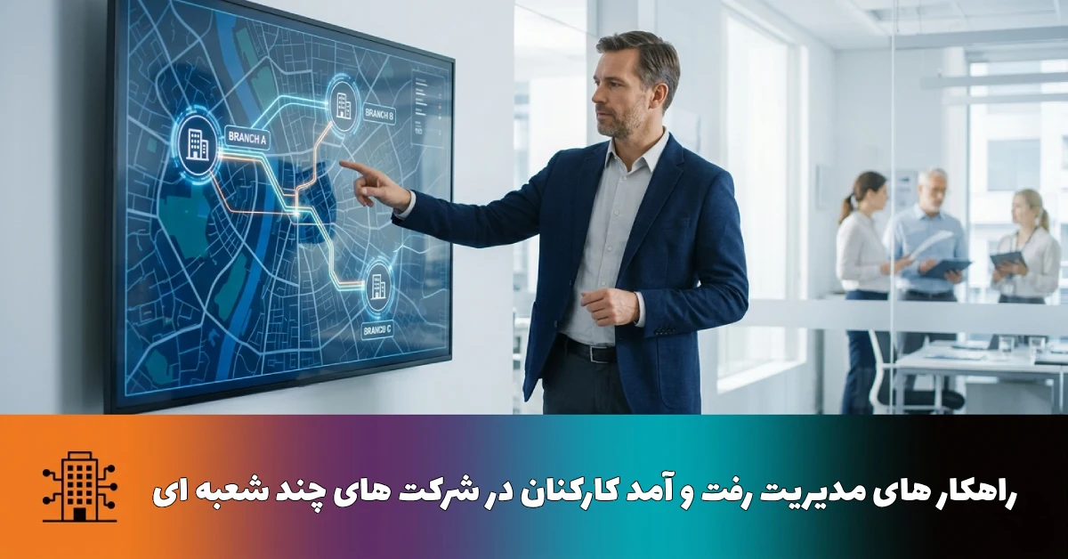 راهکار های مدیریت رفت و آمد کارکنان در شرکت های چند شعبه ای