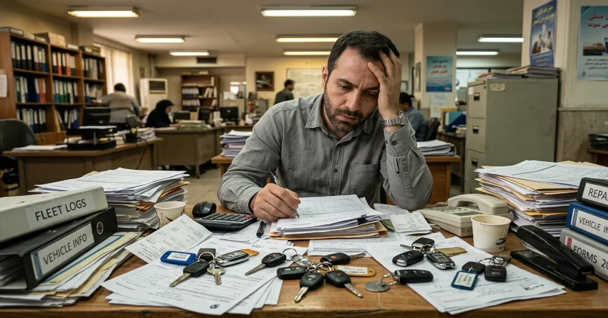 مشکلات روش‌های کاغذی در کنترل ماشین‌های سازمانی
