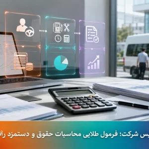 نحوه محاسبات حقوق و دستمزد رانندگان و تنظیم قرارداد پیمانکاری سرویس شرکت
