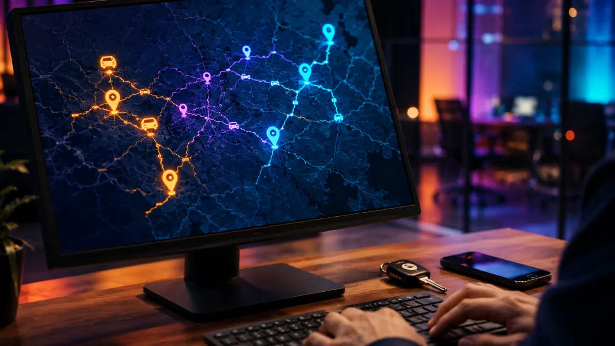 سیستم هوشمند ردیابی و مانیتورینگ GPS خودروهای شرکتی برای کاهش هزینه حمل