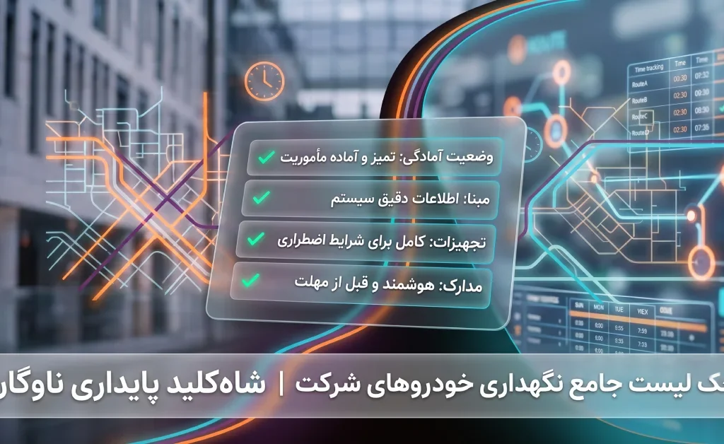 چک لیست کامل نگهداری خودرو های شرکت | راهنمای قدم به قدم برای مدیران 40 smart process maintenance checklist cover