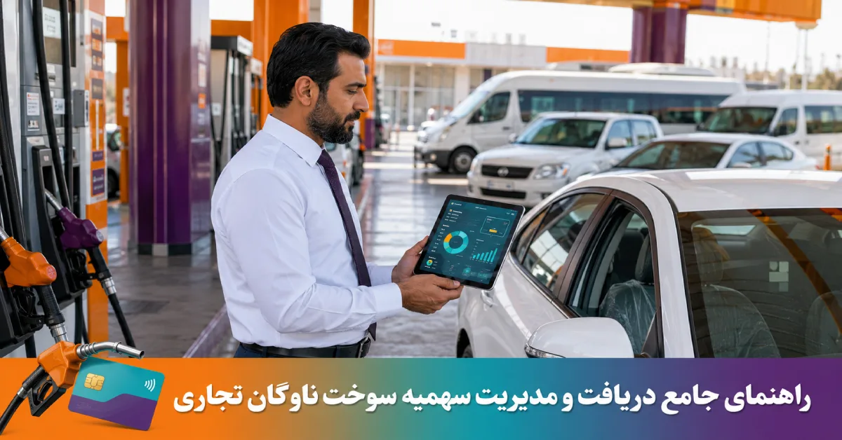 راهنمای دریافت و تخصیص سهمیه سوخت ناوگان تجاری و شرکتی