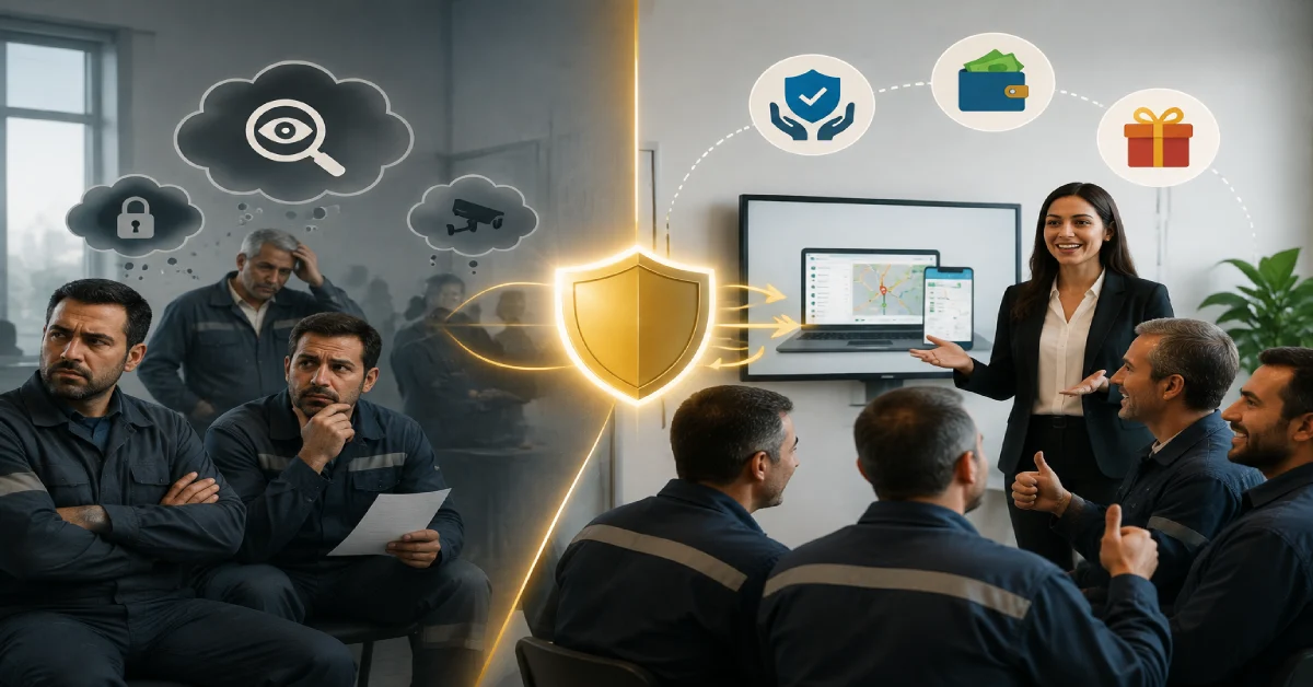 آموزش کارکنان و مدیریت مقاومت در برابر اجرای نرم‌افزارهای ترابری و سیستم‌های دیجیتال مدیریت ناوگان