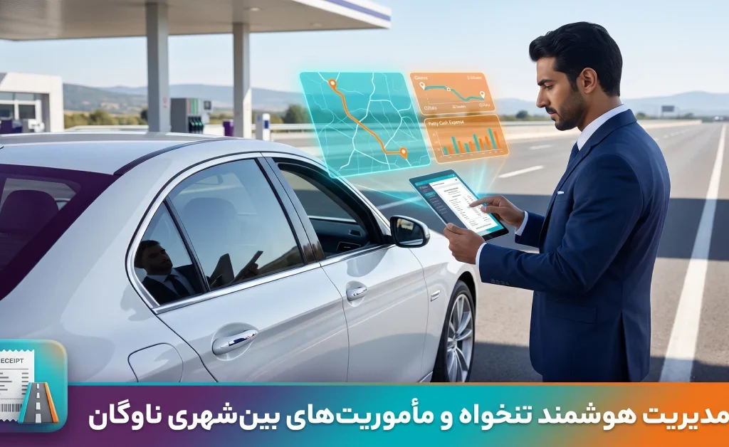 راهنمای نرمافزاری مدیریت مأموریتهای بینشهری پرسنل و تنخواه رانندگان | 12 گام هوشمند 15 راهنمای نرمافزاری مدیریت مأموریتهای بینشهری پرسنل و تنخواه رانندگان